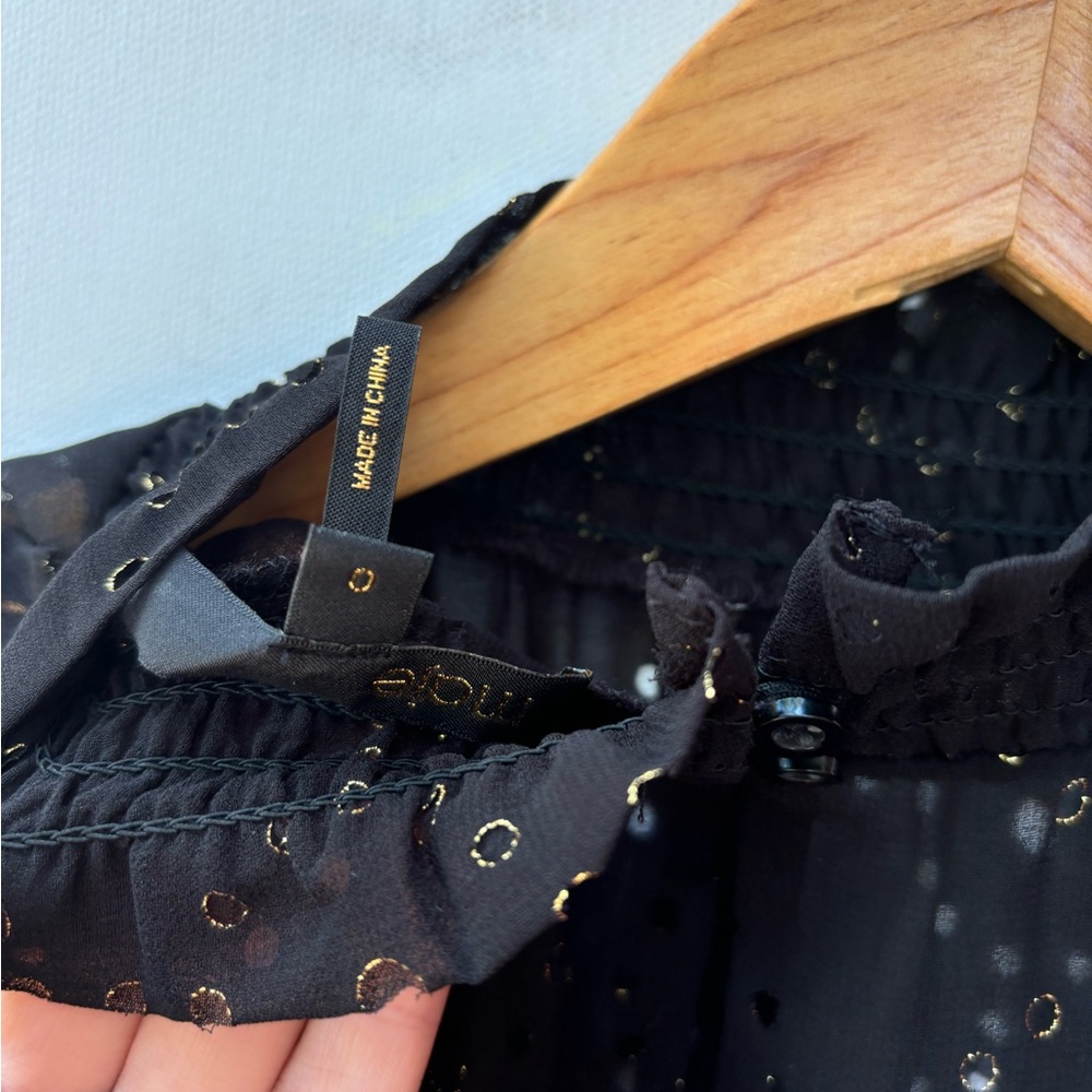 Maje Sheer Ruffled Shirt - Picture 6 of 7